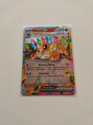 Pokemon Flareon EX Prismatic Evolutions new