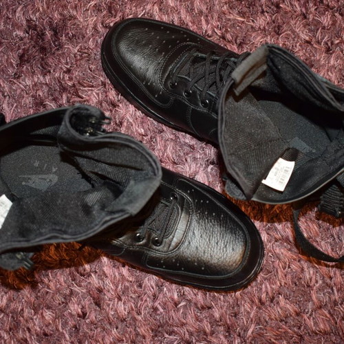 Nike SF-Air Force 1 Triple Black sneakers like new, size 46