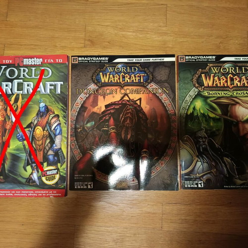 World of Warcraft guides used, pack