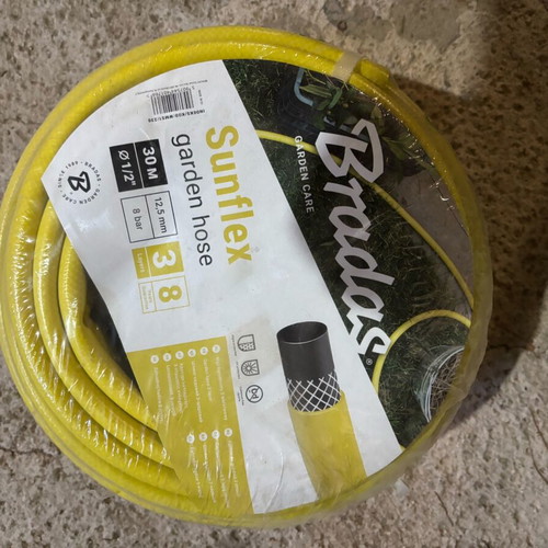 Sunflex garden hose 30 meters and 1/2 inch new