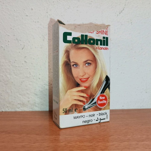 Collonil shoe color bottle used collectible