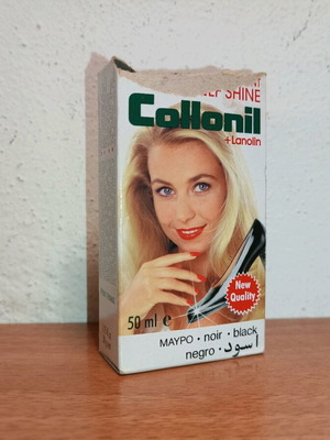Μπουκάλι χρώματος παπουτσιών Collonil μεταχειρισμένο συλλεκτικό