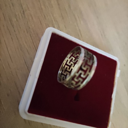 Silver 925 ring new, size 60