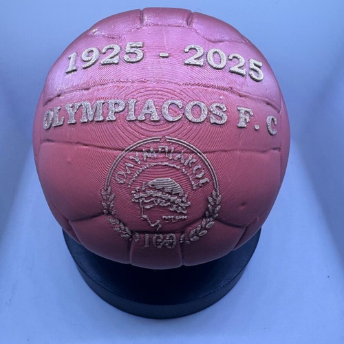 Olympiacos 3D Printed Commemorative Ball 15cm Custom