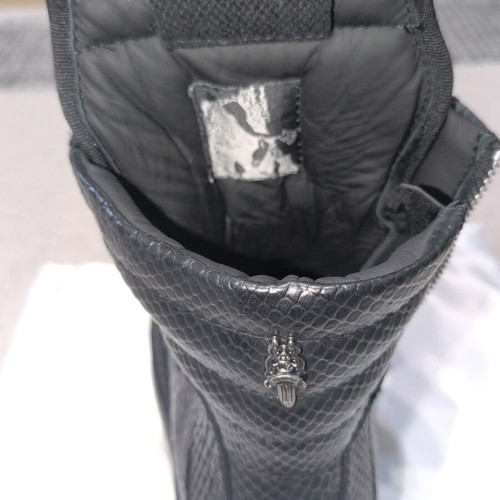 Rick Owens Geobasket Python shoes used, Chrome Hearts collaboration