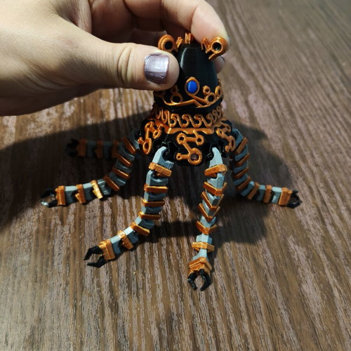 3D Printed Legend of Zelda Guardian new, articulated