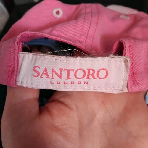 Santoro London Gorjuss kids hat like new, size 54, ages 5-8, pink multicolor