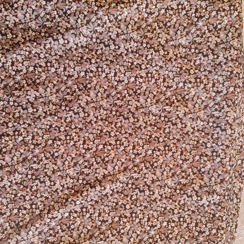 Shiny printed fabric for dress