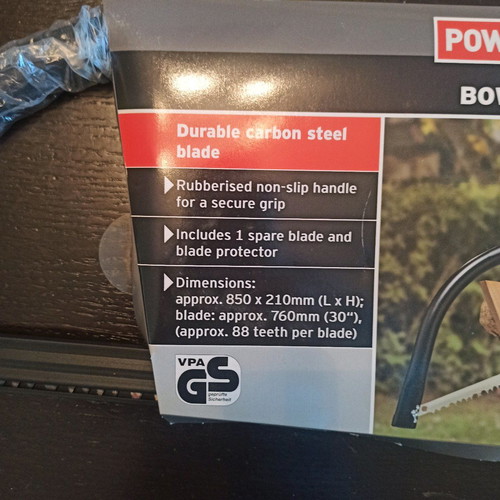 Bow saw 85cm new with replacement blade