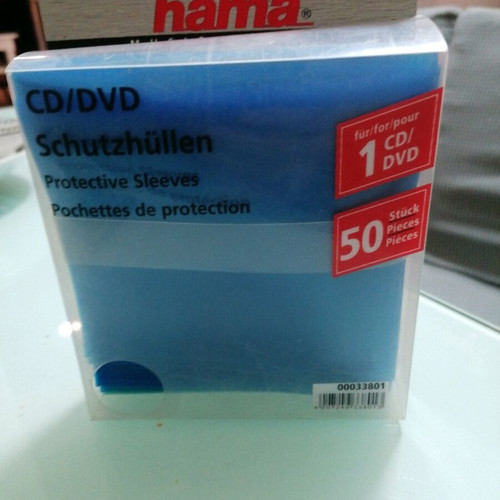 Hama protective sleeves for CD/DVD, new, 48 colorful pieces