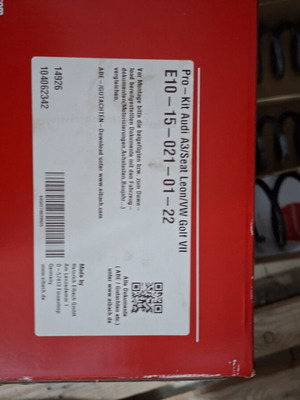 Eibach Lowering Springs 3.5mm like new