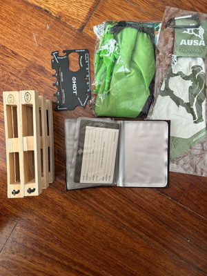 Set of various military collectibles new