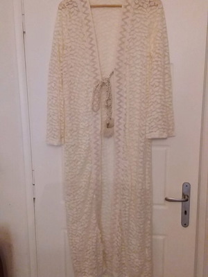 Summer coat new, lace, beige, size XL