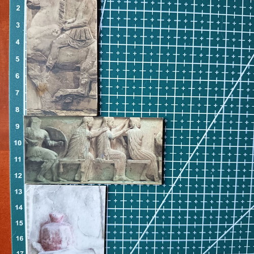 Set of 14 collectible magnets from Acropolis Museum like new