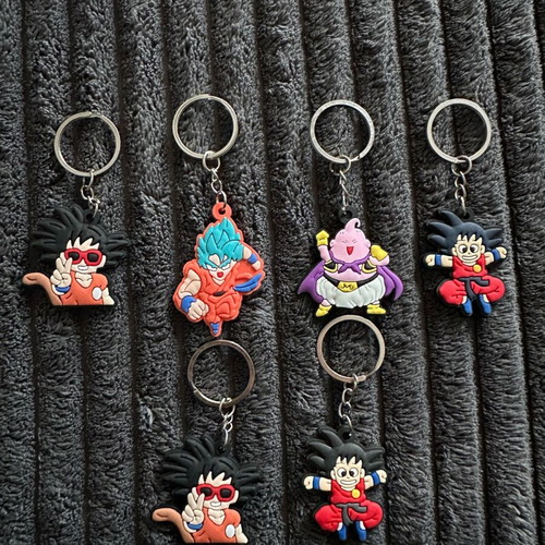 Keychains new, pack of 190, black and multicolored