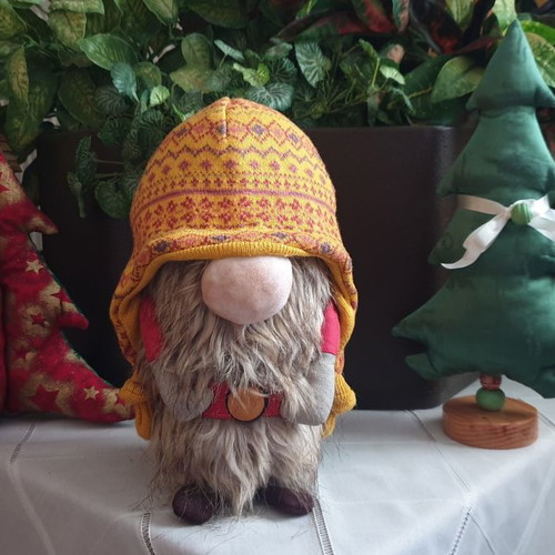 Decorative gnome handmade new, height 28cm