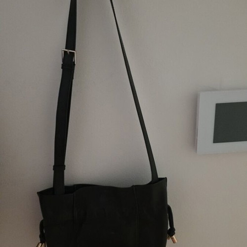 Ted Baker black leather bag used