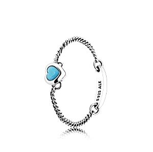authentic Pandora heart chain ring no50