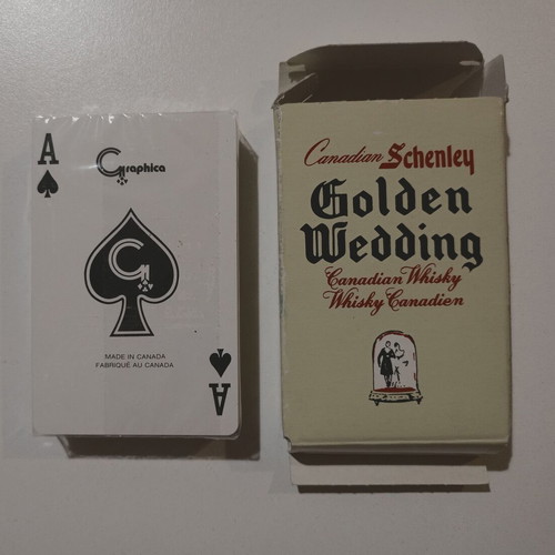 Golden Wedding promotional playing cards sealed, like new