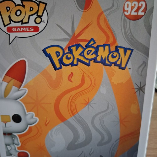 Funko Pop 922 Scorbunny Flambino Hopplo vinyl figure