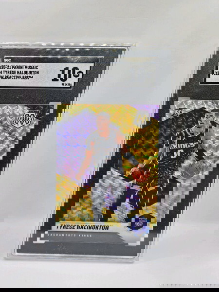 Panini Mosaic Tyrese Haliburton Yellow reactive rc SGC10