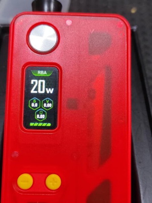 Rincoe Manto AIO Pro red vape device like new