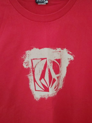 Volcom shirt red size L like new