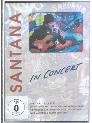 DVD Santana In Concert καινούργιο, Latin