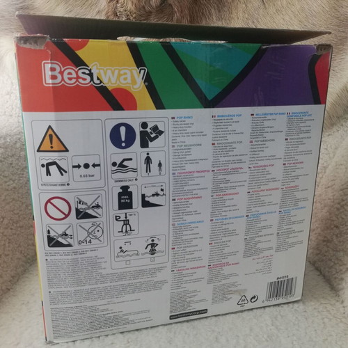 Inflatable Rhino Bestway Art Collection new, over 2 meters