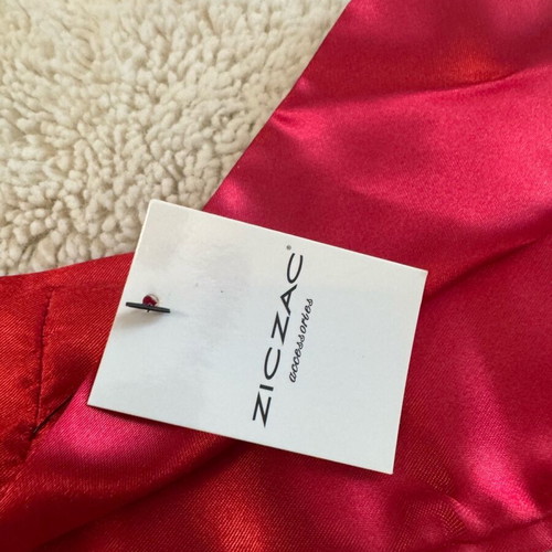 Satin red belt ziczac adjustable new