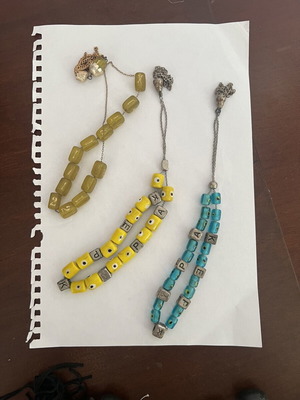 Worry beads refurbished, set of 3
