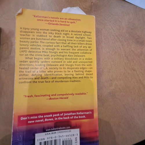 Compulsion book used, English crime thriller by Kellerman