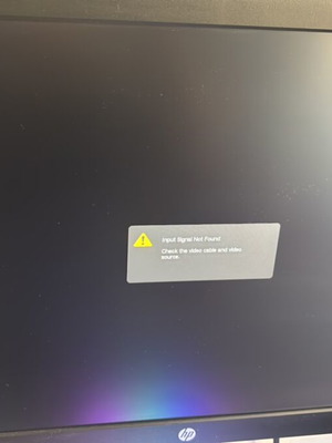 Hp computer monitor with VGA and 2 side USB ports