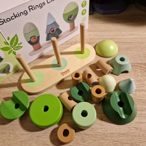 Classic World Little Forest stacking toy like new