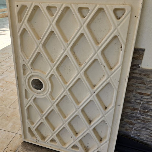 Simas rectangular porcelain shower tray 120x80cm like new