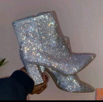 Boots new, gray multicolor, size 37