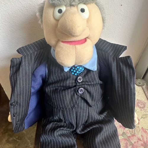 Muppet Show Statler and Waldorf collectible plush dolls like new