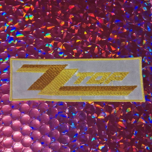 ZZ Top logo embroidered patch