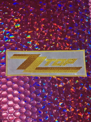 ZZ Top logo embroidered patch