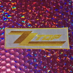 ZZ Top logo embroidered patch