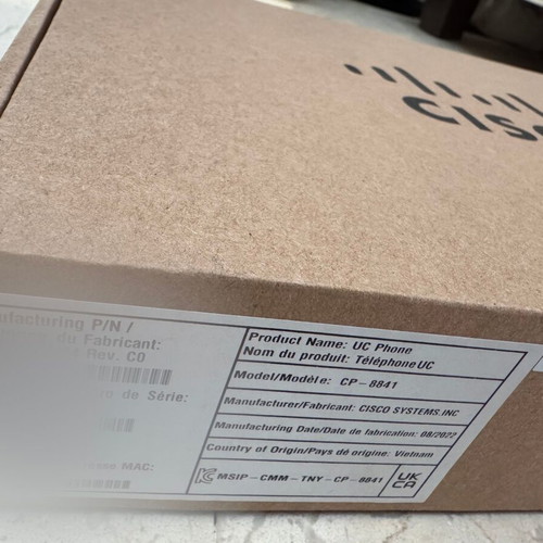 Cisco 8841 Wired IP Phone Black New