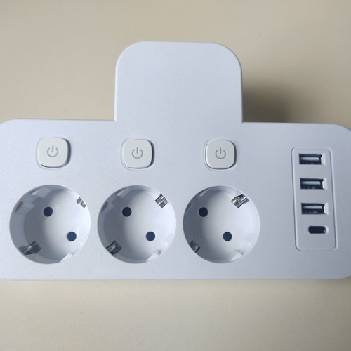 Miraza multifunctional power strip with 3 sockets and USB new