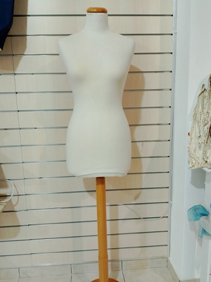 Dressmaker's Bust With Wooden Base like new