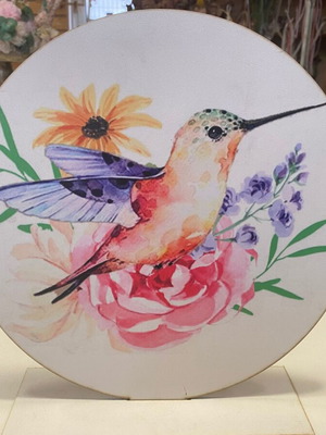 Table decor hummingbird new