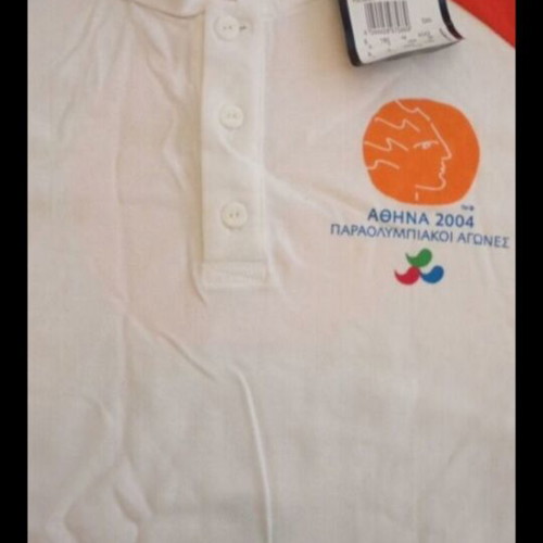 Authentic Athens 2004 Paralympic Games Poloshirt unused