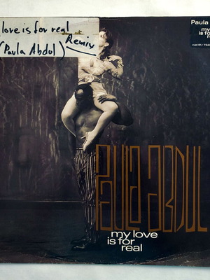 Paula Abdul My Love Is For Real 12'' vinyl used, electronic