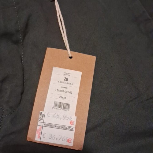 Chino pants green-khaki Funky Buddha new, size 28