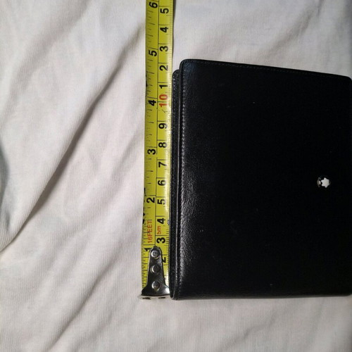Mont Blanc men's wallet new with coin and card holder, black