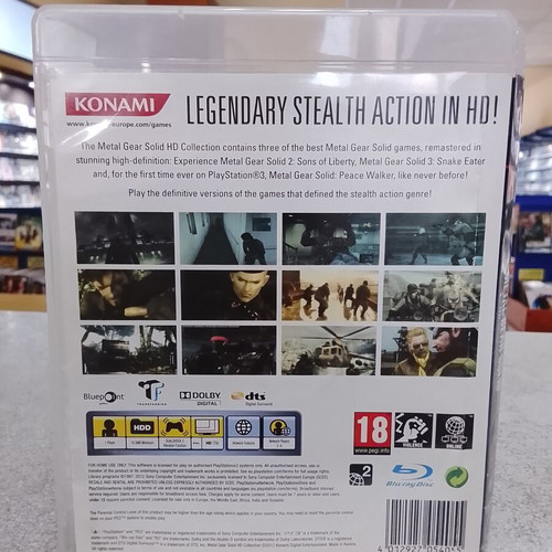 Metal Gear Solid collection PS3 game used, excellent condition with manual