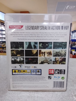 Metal Gear Solid συλλογή PS3 παιχνίδι μεταχειρισμένο, σε άριστη κατάσταση με εγχειρίδιο